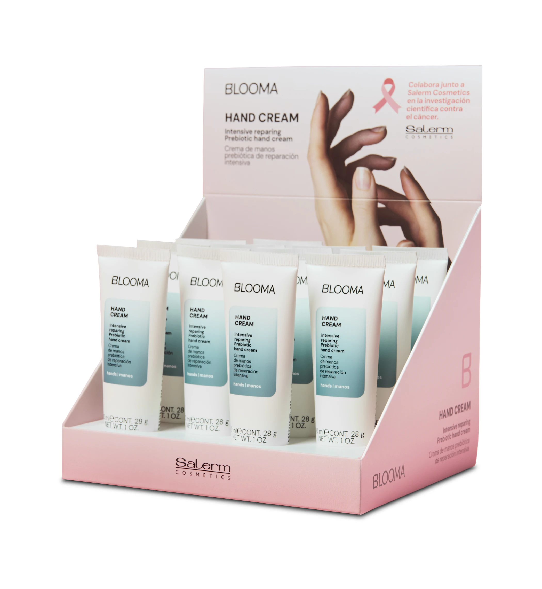 Crema de Manos Prebiótica de Reparación Intensiva-12 x 30 ml / 1 Oz.