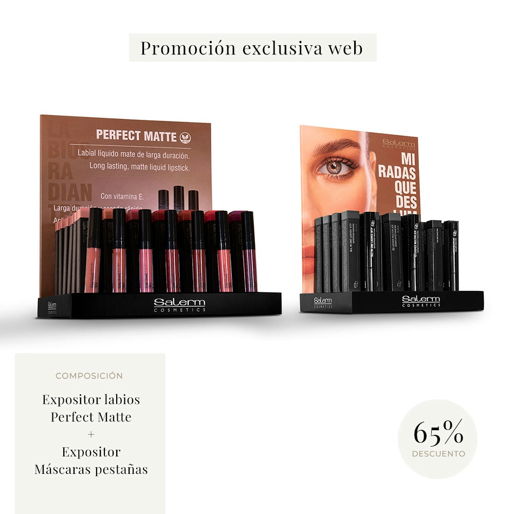 Expositor labios + Expositor máscaras Beauty Line